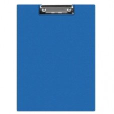 Clipboard dublu A5, plastifiat PVC, Q-Connect - albastru