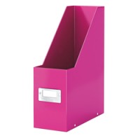 Suport vertical LEITZ Click & Store pentru documente, carton laminat - roz