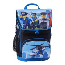 Ghiozdan scoala Maxi + sac sport LEGO Core Line - design City Police Chopper