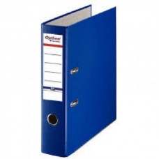 Biblioraft A4, plastifiat PP/paper, margine metalica, 75 mm, Optima Basic - albastru