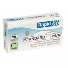 Capse RAPID Standard 24/6, 1000 buc/cutie